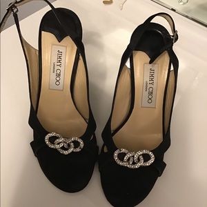 Jimmy Choo with swarovski crystals